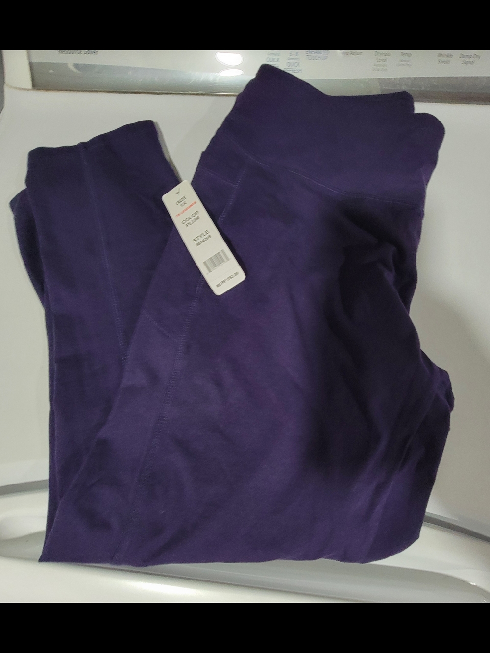 New- Vogo-Plum 7/8 Leggings -Size 1X